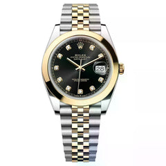 Rolex | Datejust | 126303-0006 | 41 mm | Gold/Steel | Black | Automatic