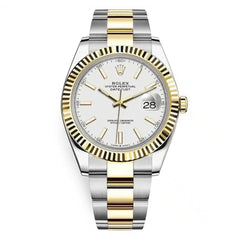 Rolex | Datejust | 126333-0015 | 41 mm | Gold/Steel | White | Automatic