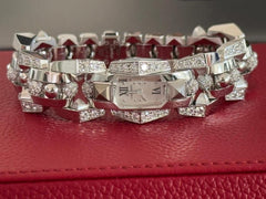 Cartier Clash [Un]limited Sunray Silver Dial White Gold WJMB0002