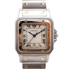 Cartier Santosde Cartier Large Combi Quartz Watch 29mm W20011 C4