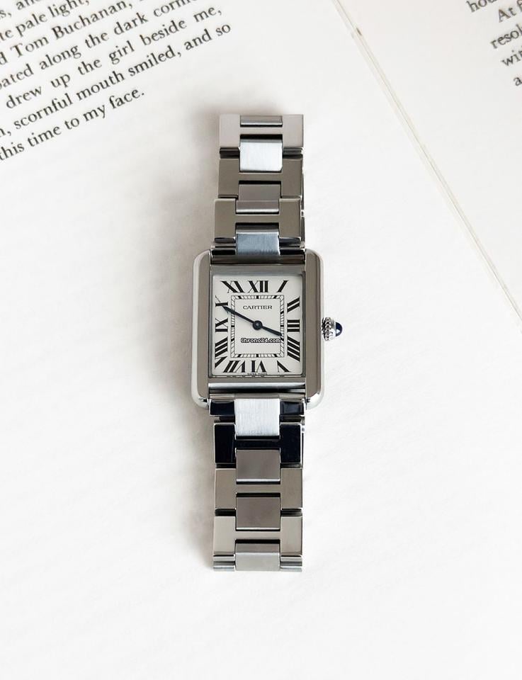 Cartier Tank Solo Steel SM Size Women's Watch