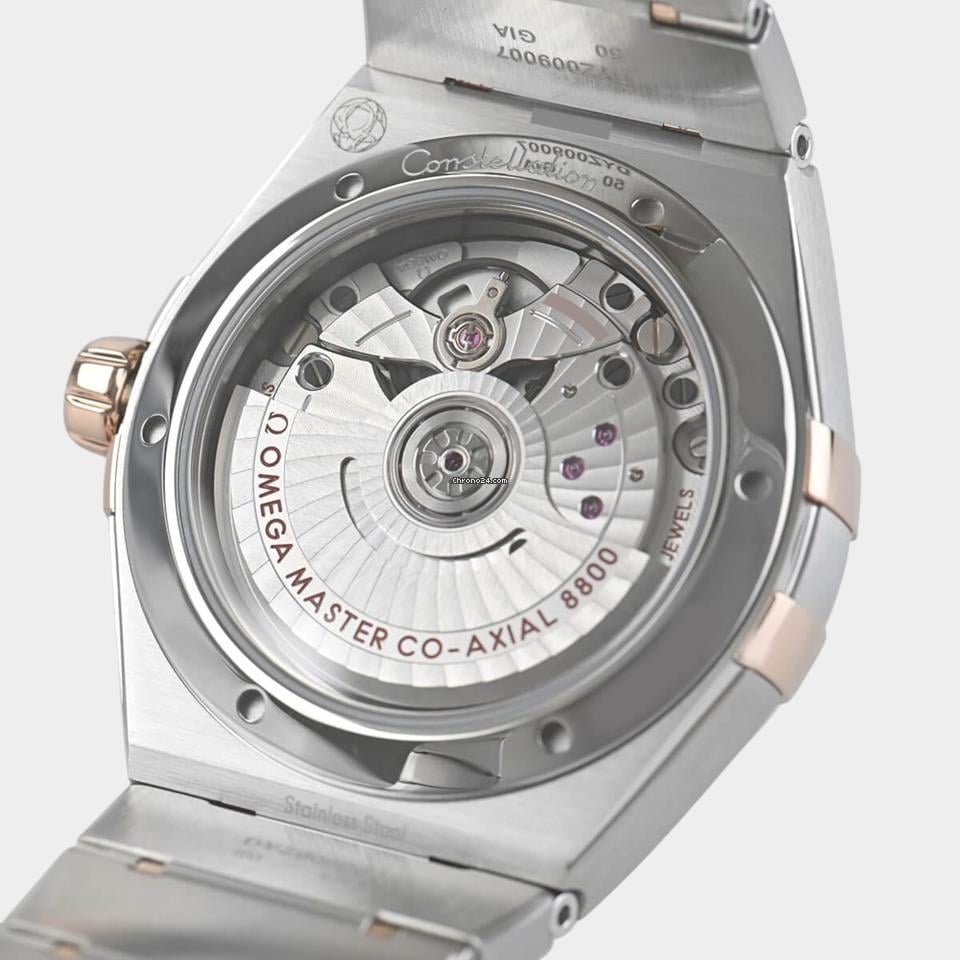Omega Constellation Steel&Sedna gold / 39 mm / Box&Papers / 131.20.39.20.13.001