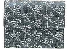 Goyard Monnaie Marigny Card Coin Wallet Goyardine Grey