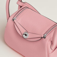Hermes Lindy Ii Mini Bag Rose Sakura