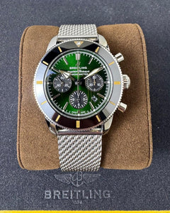 Breitling Superocean Heritage Chronograph B01 Chronograph 44 Full set beutifull close to "unused" Limited to 500 pcs.