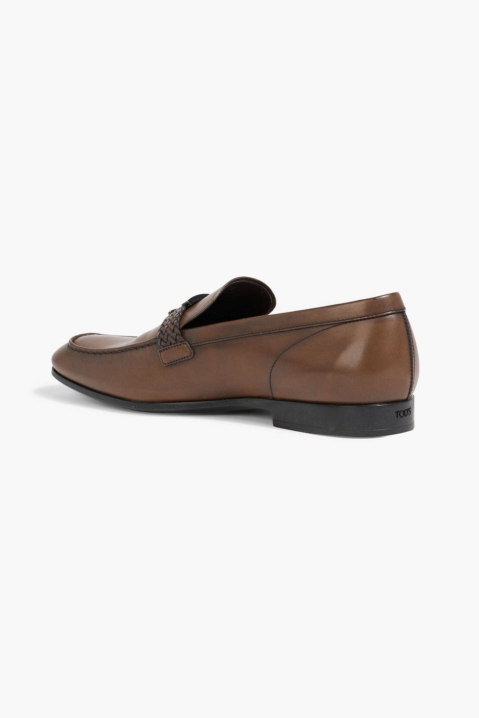 Tod's T Timeless Leather Loafers Brown