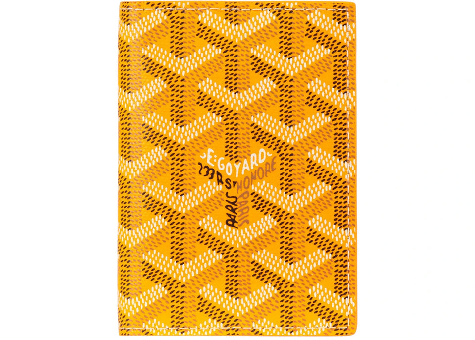 Goyard Saint Marc Card Holder Yellow