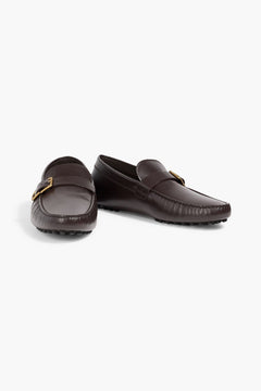 Tod's Gommino Leather Driving Shoes Dark Brown