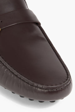Tod's Gommino Leather Driving Shoes Dark Brown