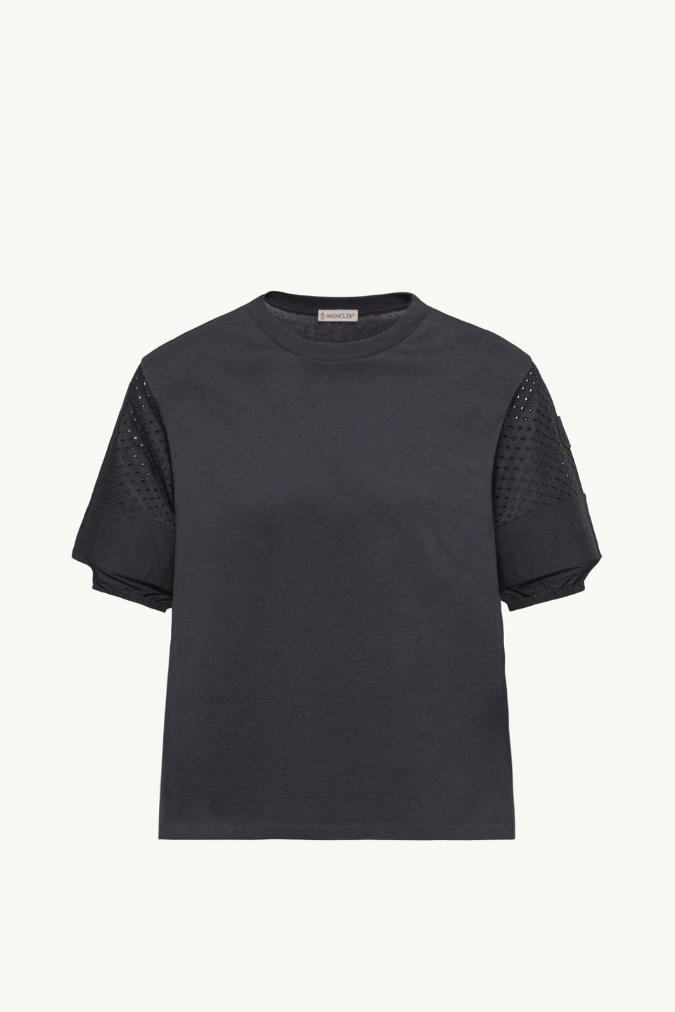 Moncler Cotton Jersey San Gallo T-Shirt Navy Blue Navy Blue