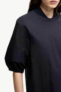 Moncler Cotton Jersey San Gallo T-Shirt Navy Blue Navy Blue