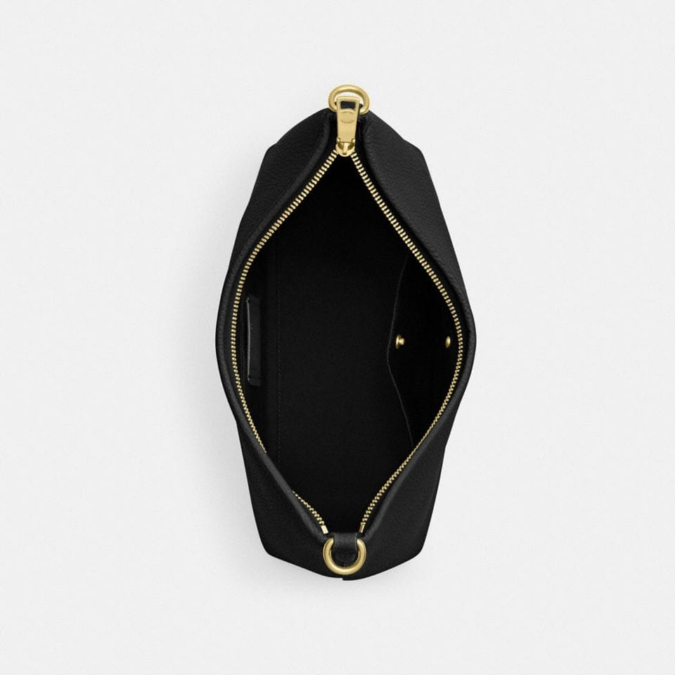 Coach Laurel Shoulder Bag Gold Black
