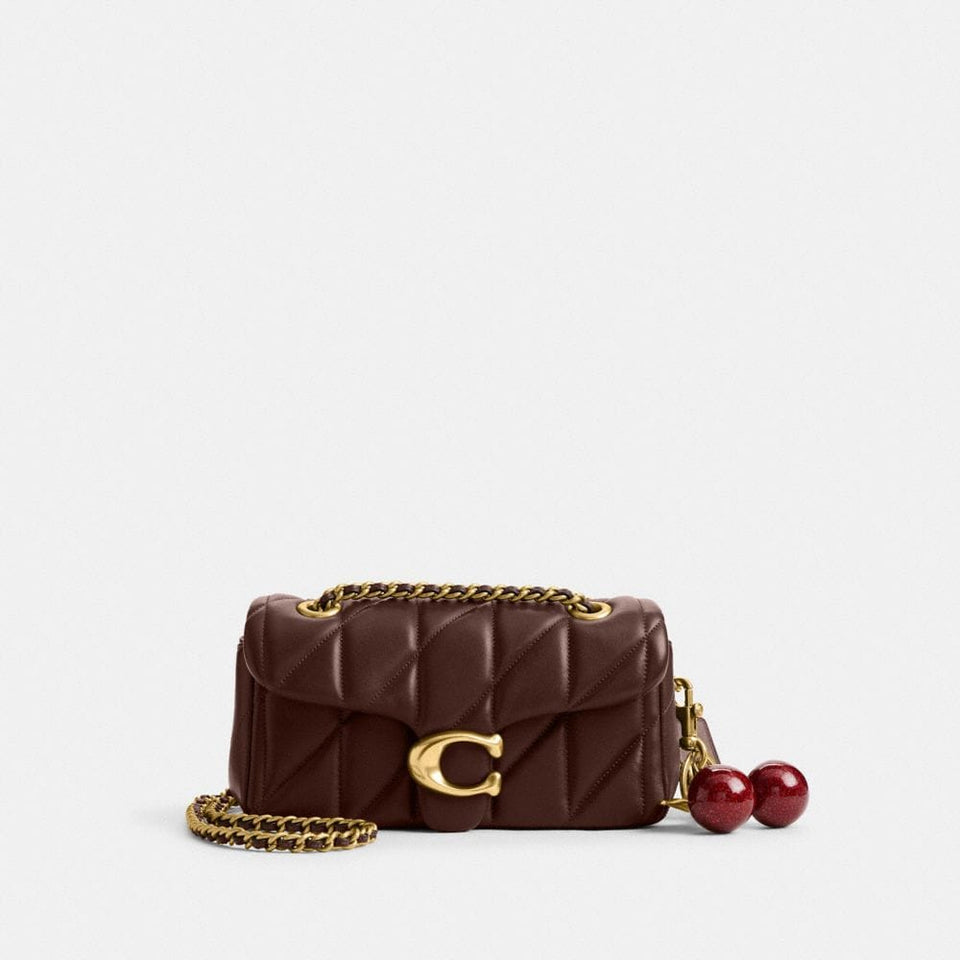 Coach Tabby Shoulder Bag 20 With Pillow Quilting Brass Maple