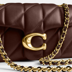 Coach Tabby Shoulder Bag 20 With Pillow Quilting Brass Maple