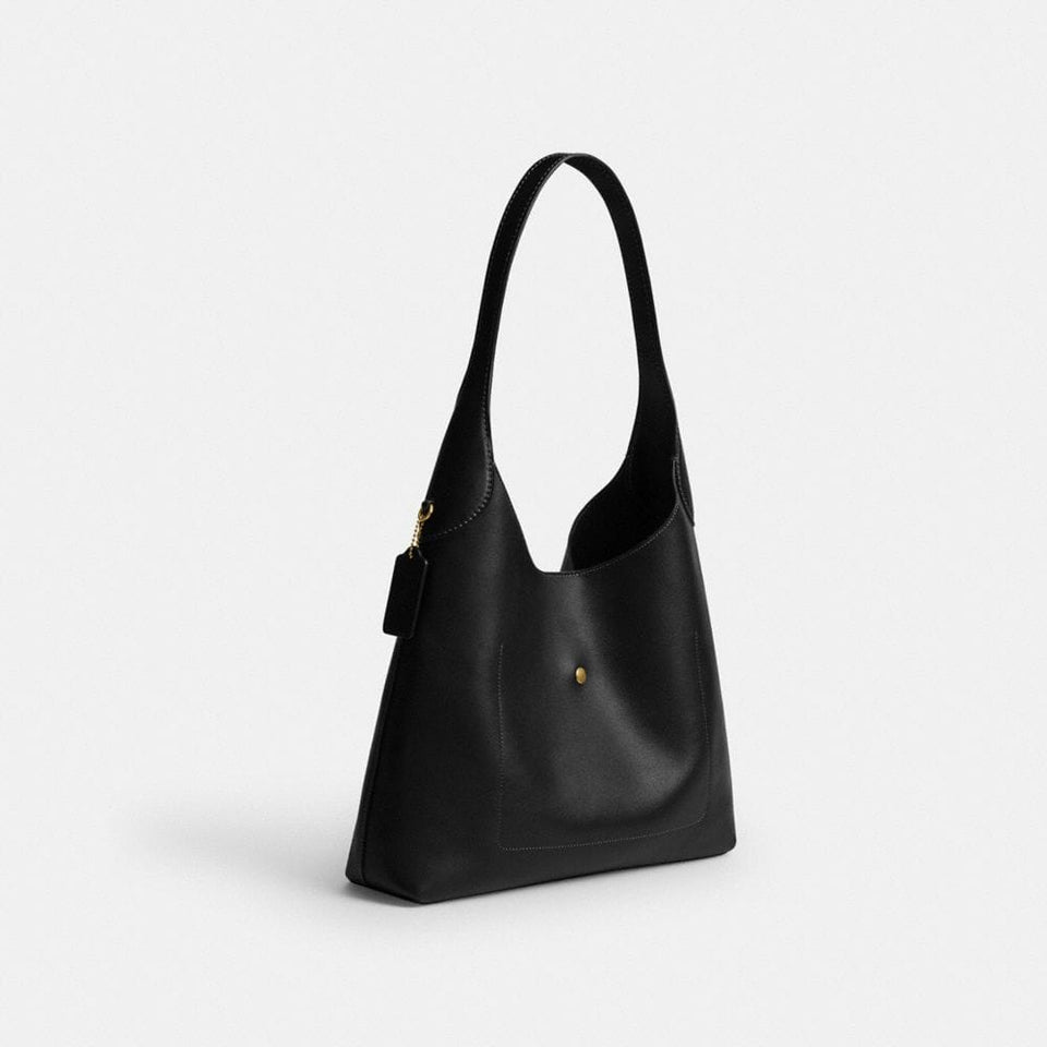 Coach Brooklyn Shoulder Bag 34 Brass Black