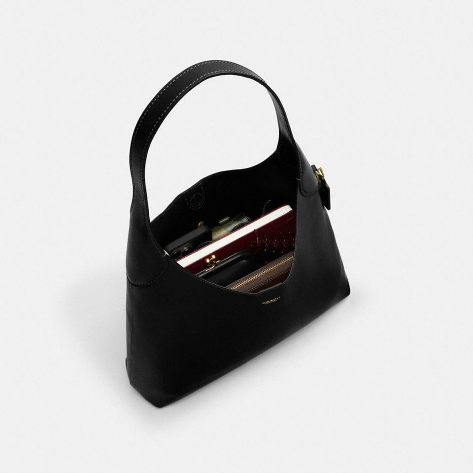 Coach Brooklyn Shoulder Bag 34 Brass Black