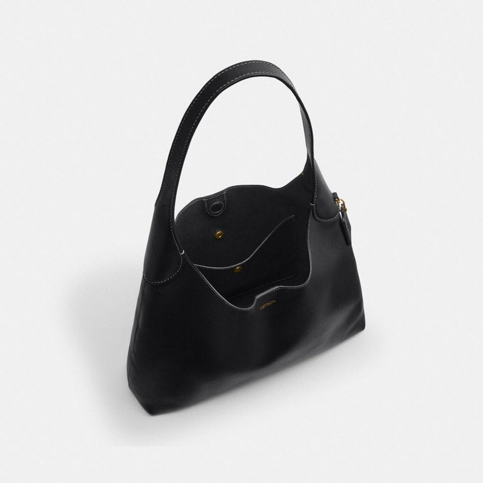 Coach Brooklyn Shoulder Bag 34 Brass Black