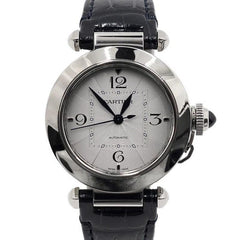 Cartier Pashade Cartier Automatic Leather Band 35 MM Unisex Watch 1943
