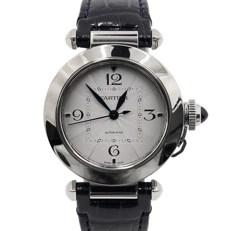 Cartier Pashade Cartier Automatic Leather Band 35 MM Unisex Watch 1943