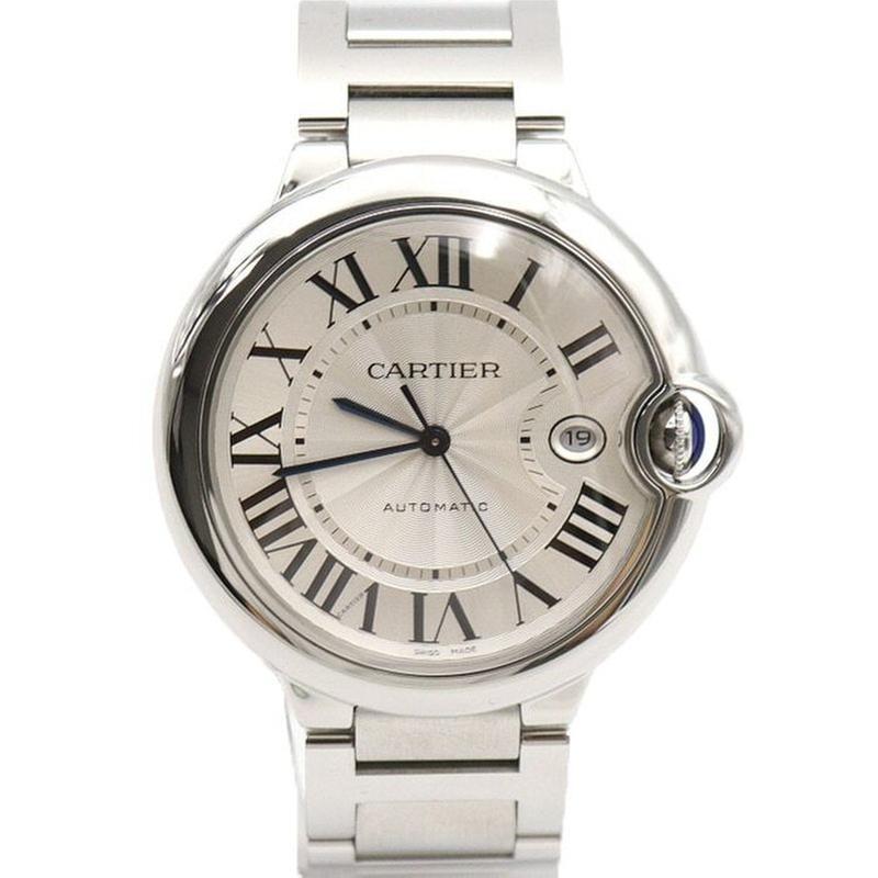 Cartier Ballon Bleu 42mm Large Automatic Steel Men's Watch aa44450