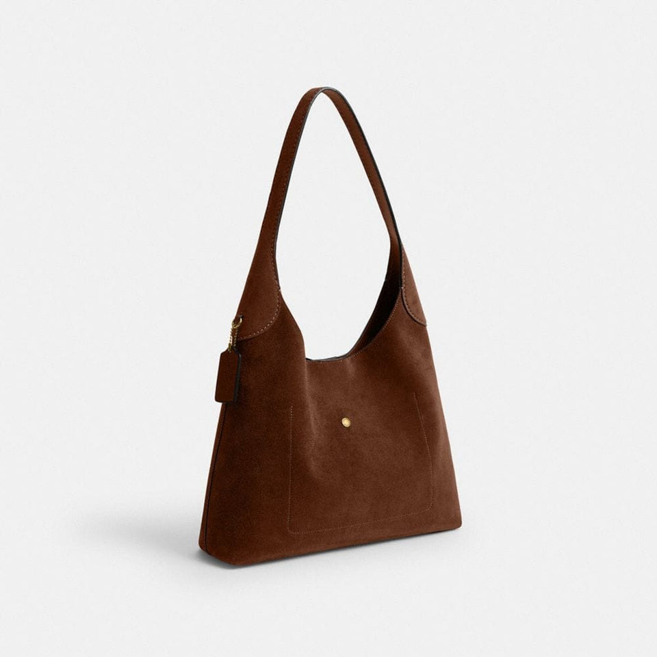 Coach Brooklyn Shoulder Bag 34 Brass Warm Brown