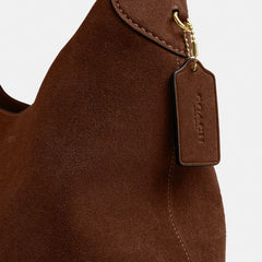 Coach Brooklyn Shoulder Bag 34 Brass Warm Brown