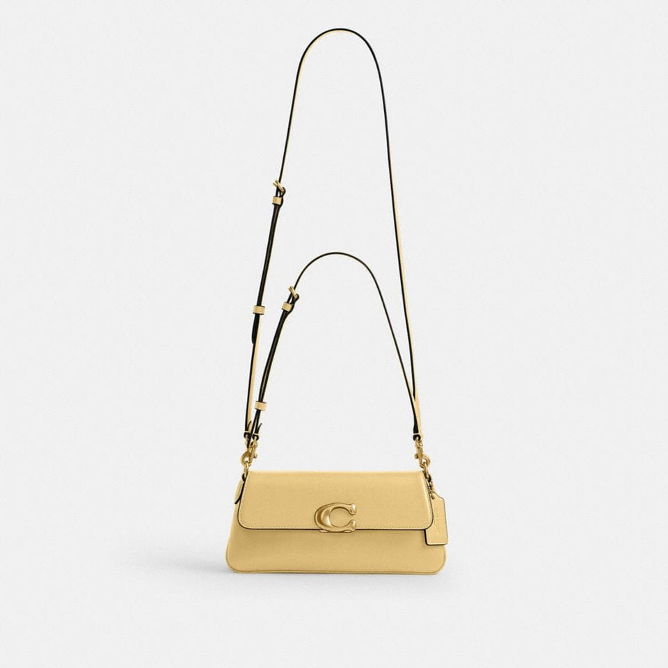 Coach Jet Shoulder Bag Brass Vanilla