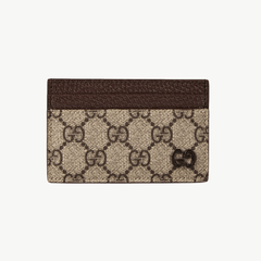 GUCCI MONOGRAM CANVAS CARD HOLDER