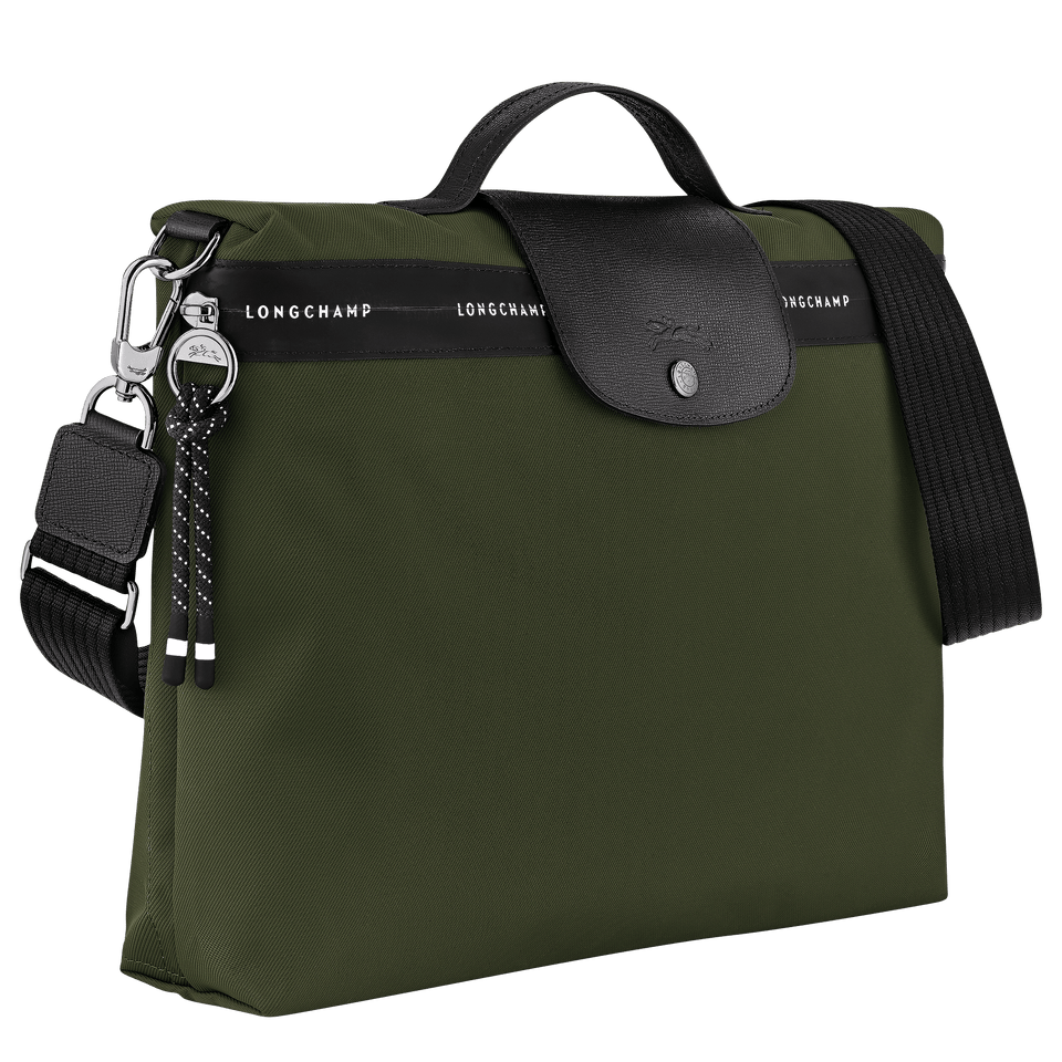 Longchamp Le Pliage Energy Briefcase Khaki