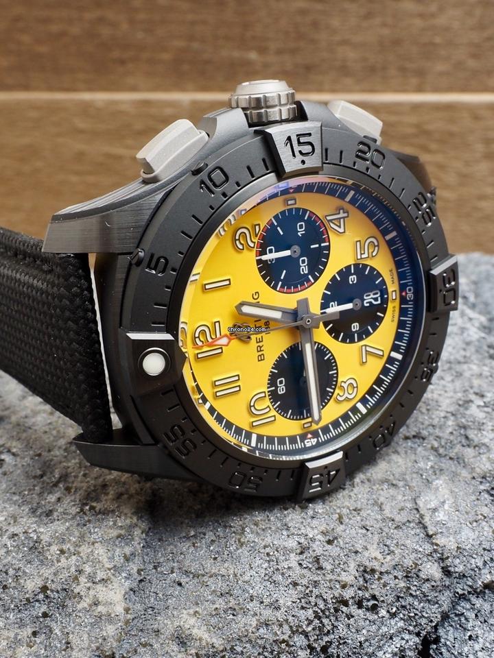 Breitling Avenger Night Mission Ceramic Case Yellow SB0147101 I1 X1 $9650 List