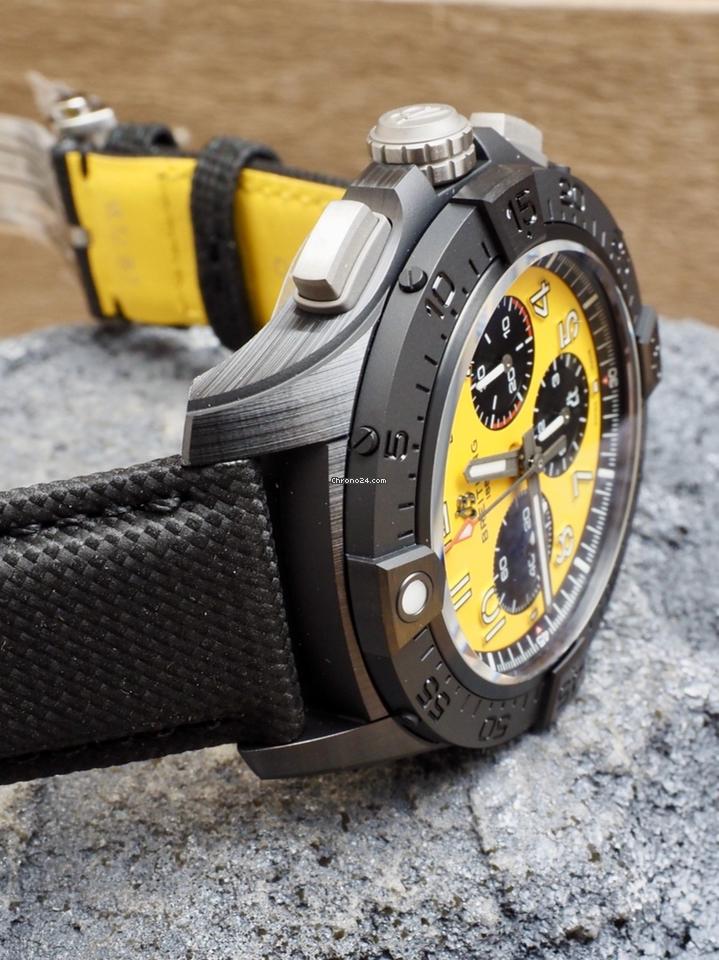 Breitling Avenger Night Mission Ceramic Case Yellow SB0147101 I1 X1 $9650 List