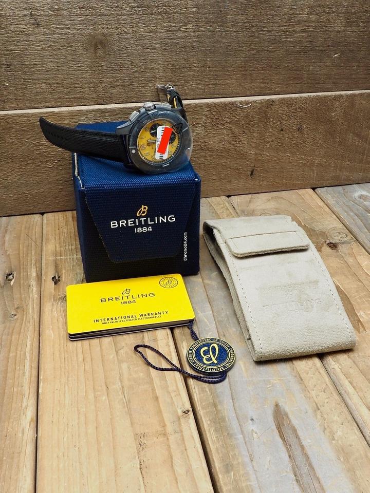 Breitling Avenger Night Mission Ceramic Case Yellow SB0147101 I1 X1 $9650 List