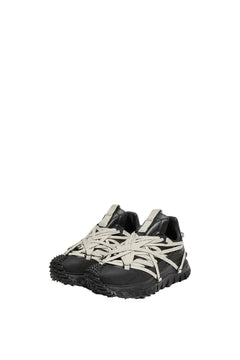 Moncler Moncler + Rick Owens Trailgrip Megalace Leather Sneakers Black