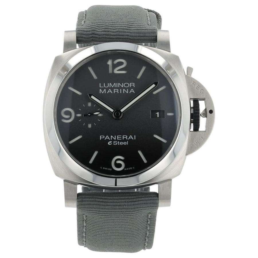 Panerai NEW Luminor Marina Steel Grey Dial 44mm Automatic Men’s Watch PAM01358