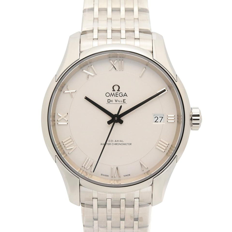 Omega De Ville Hour Vision Wrist Watch 433.10.41.21.02.001 Automatic SS NEW mens