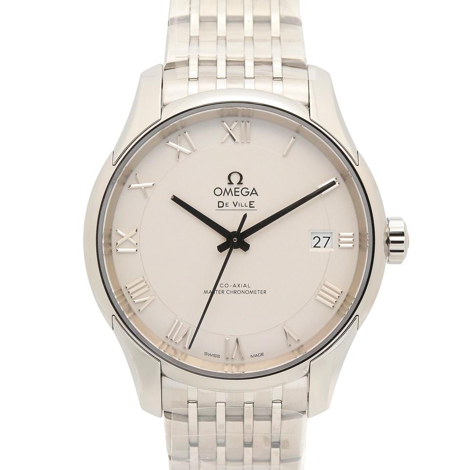 Omega De Ville Hour Vision Wrist Watch 433.10.41.21.02.001 Automatic SS NEW mens