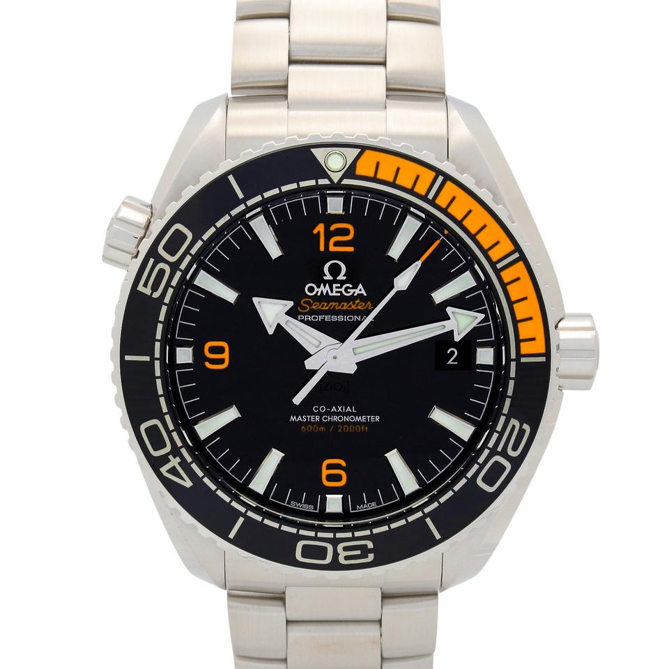 Omega Seamaster Planet Ocean Wrist Watch Automatic SS NEW mens