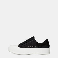 Deck Lace Up Plimsoll Trainers