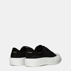 Deck Lace Up Plimsoll Trainers