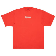 Balenciaga Technical Mesh Swim T-Shirt Red