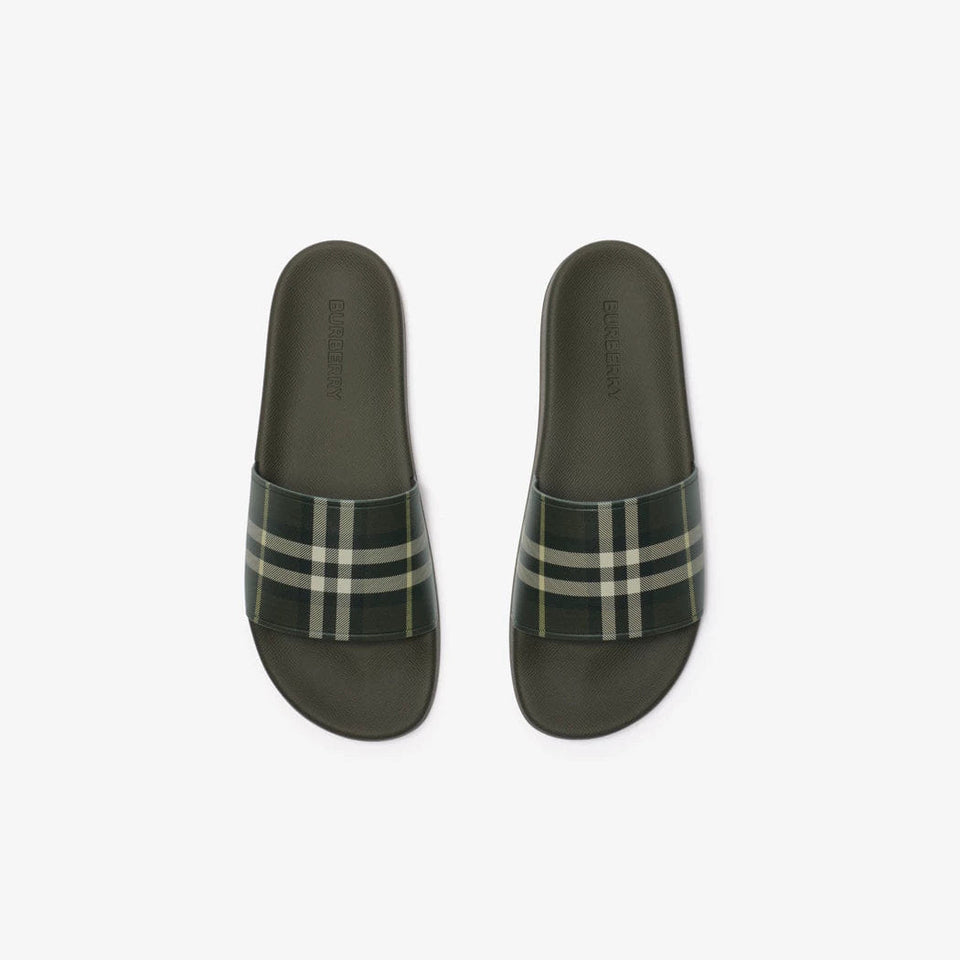 Burberry Check Slides