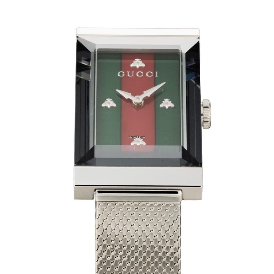 Gucci G-Frame 2 Year Warranty Silver YA147401