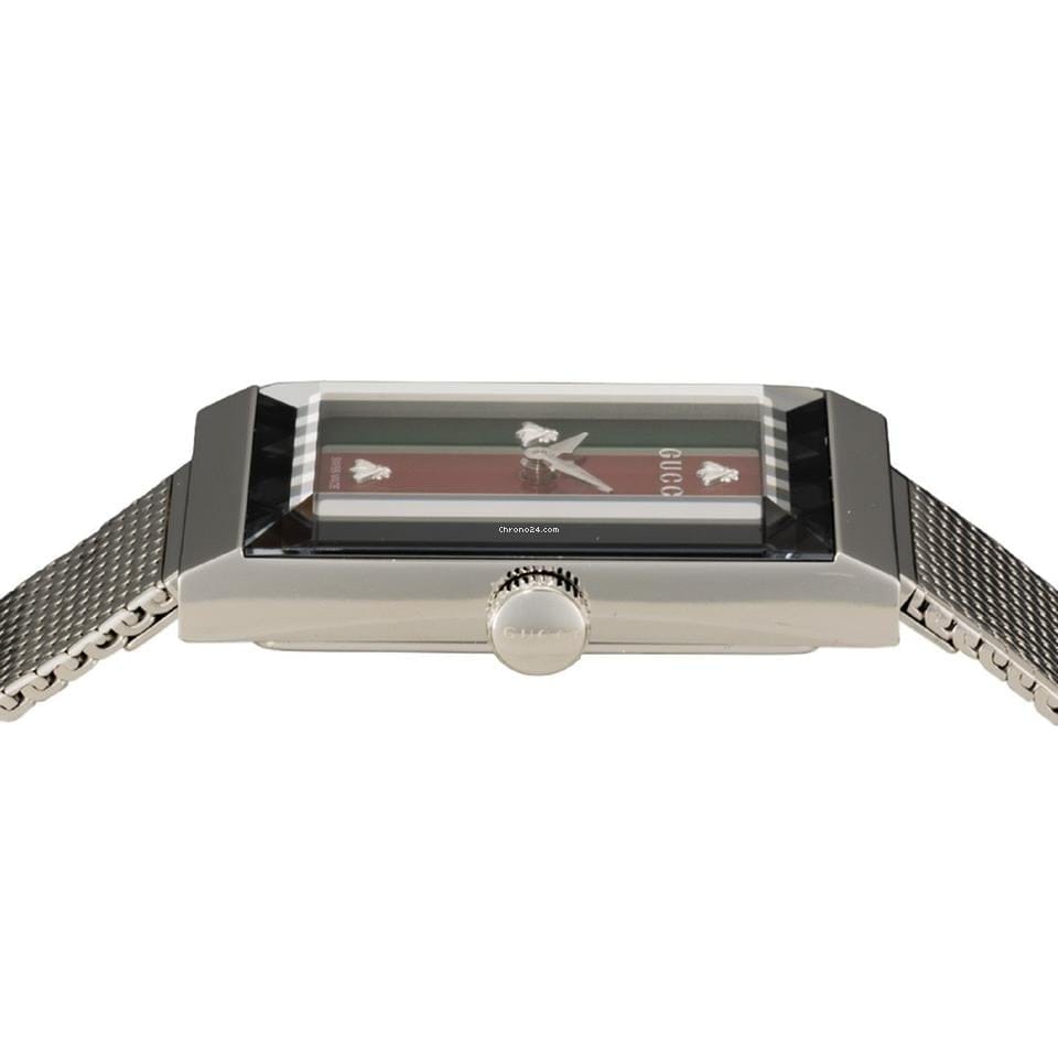 Gucci G-Frame 2 Year Warranty Silver YA147401