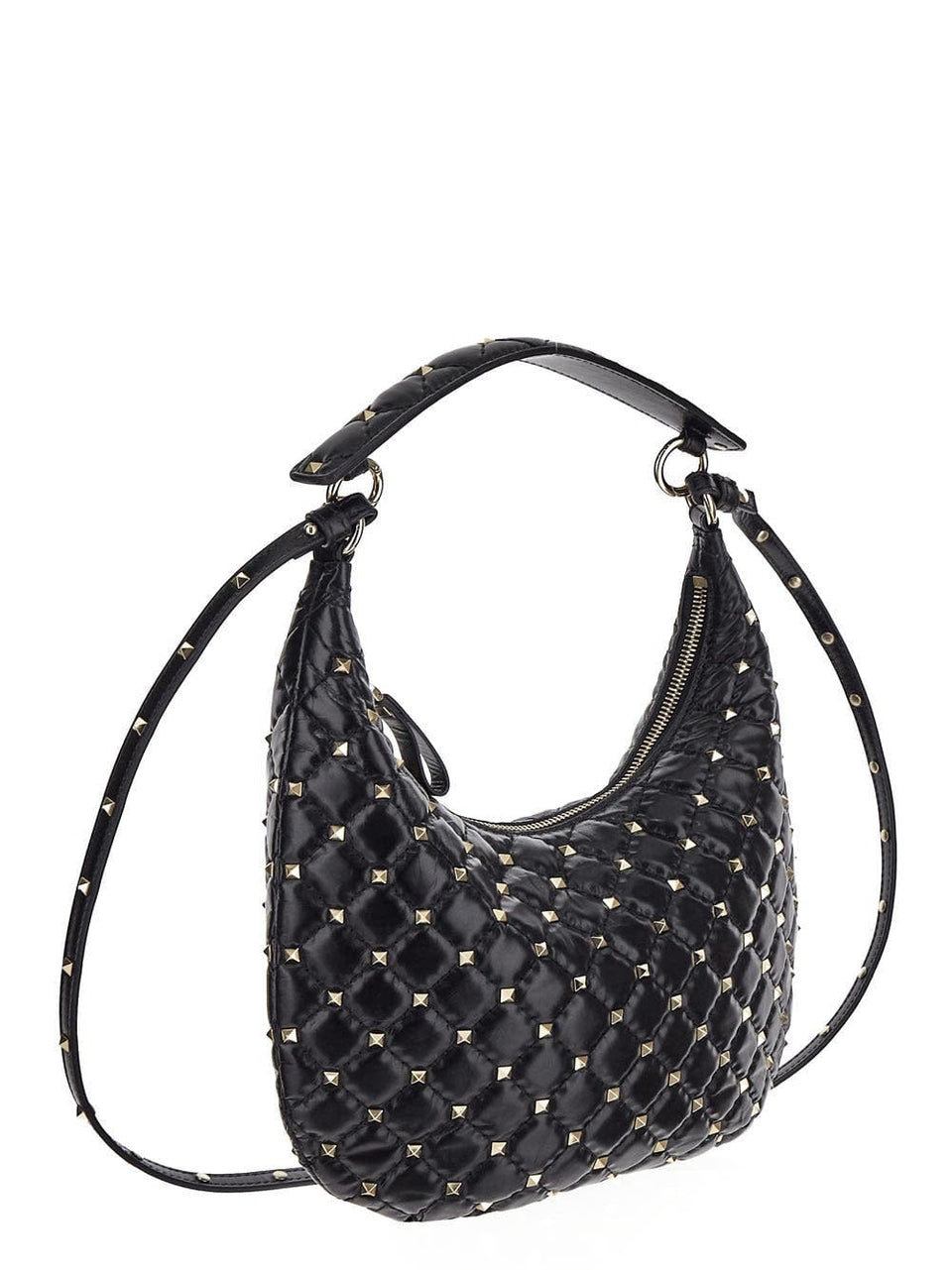 Valentino Garavani Rockstud Spike Small Hobo Bag