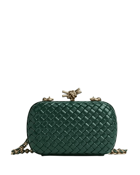 Knot Minaudiere with Chain Strap
