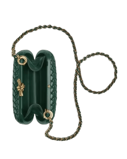 Knot Minaudiere with Chain Strap