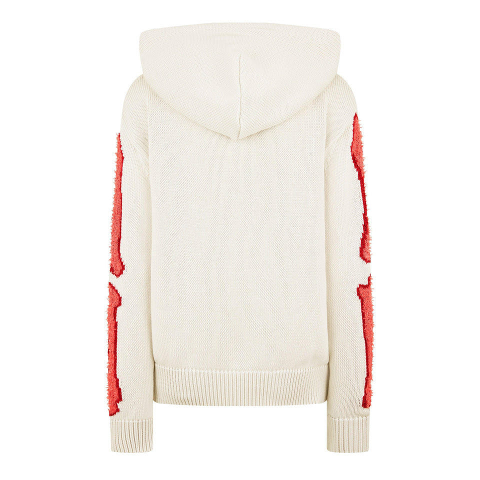 Bones Knitted Hoodie