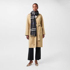 Reversible Cashmere Trench Overcoat