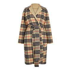 Reversible Cashmere Trench Overcoat