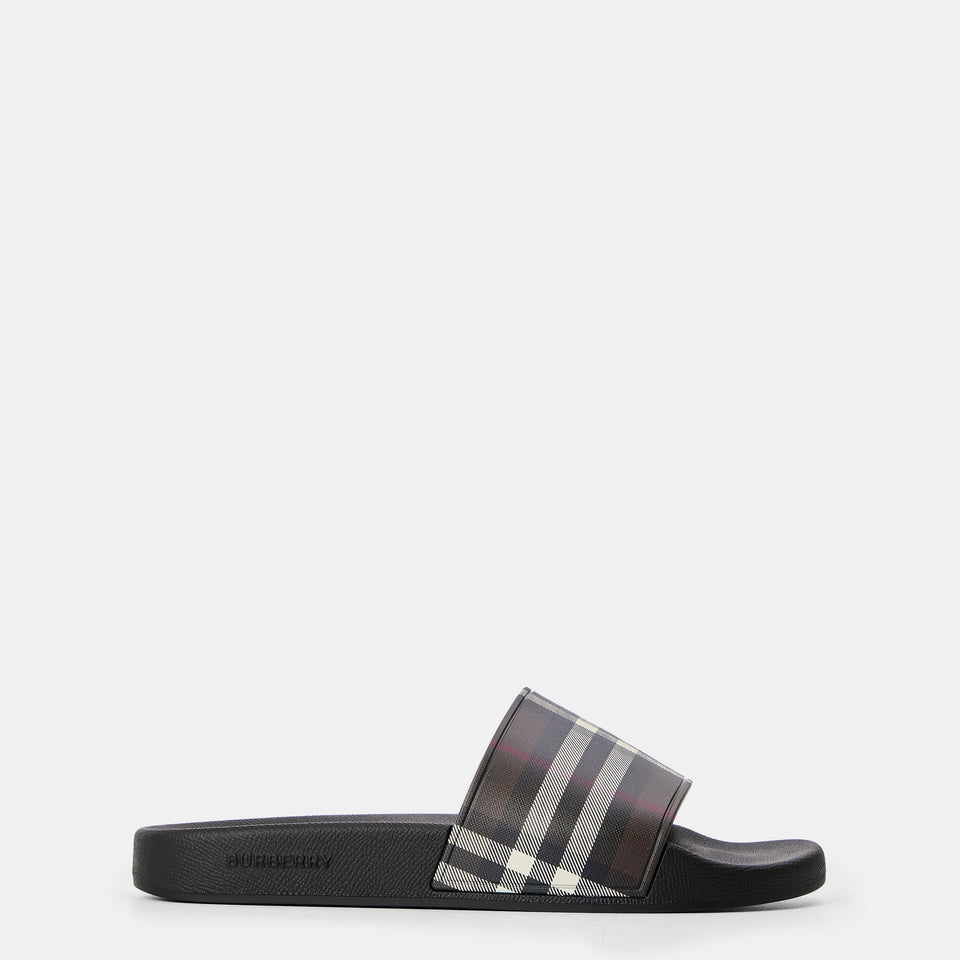 Vintage Check Furley Sliders